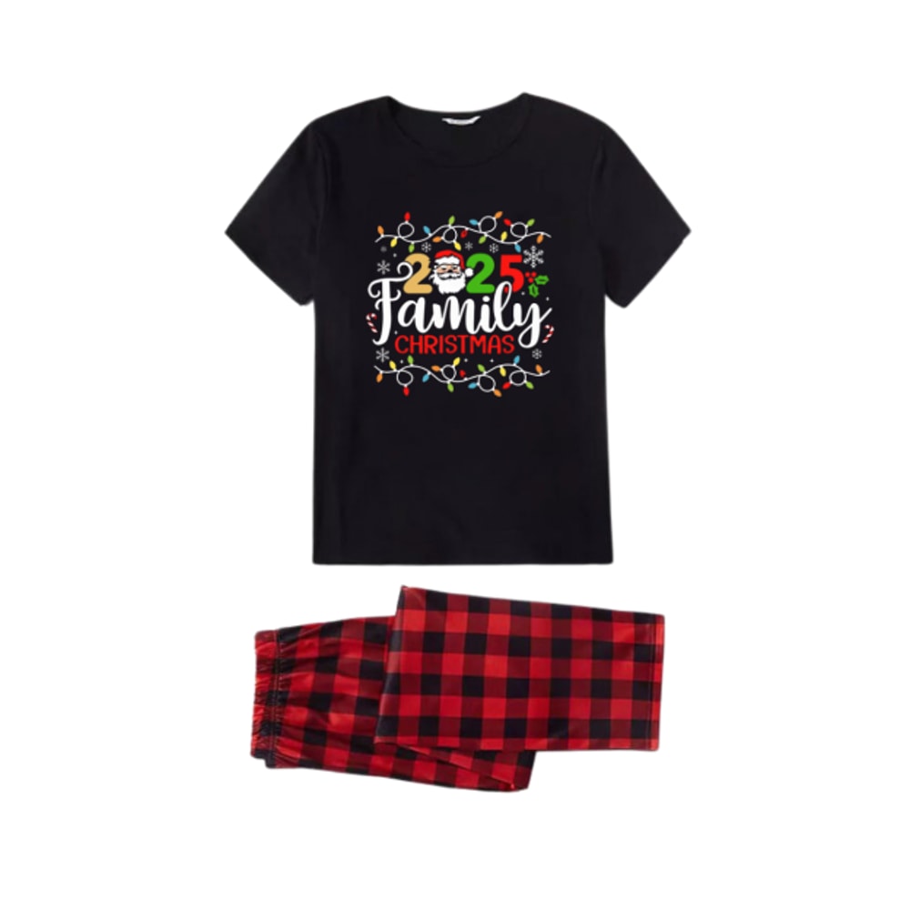 2025 Family Christmas Short Sleeve Matching Pajama Set