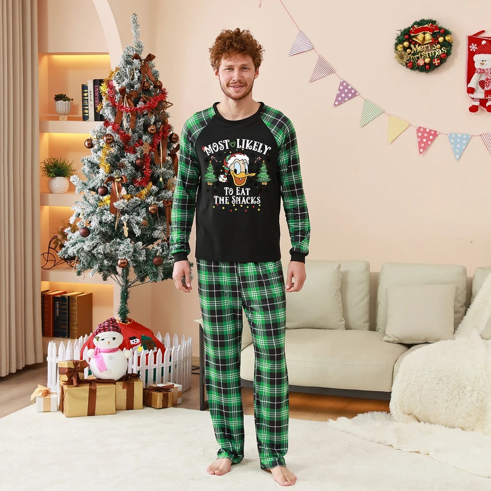 Disney Most Likely To Personalized Christmas Family Pajamas Set