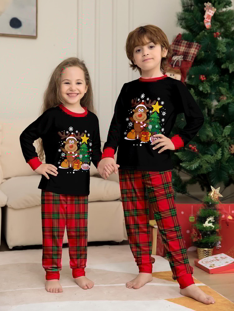 Reindeer Christmas Family Matching Pajamas