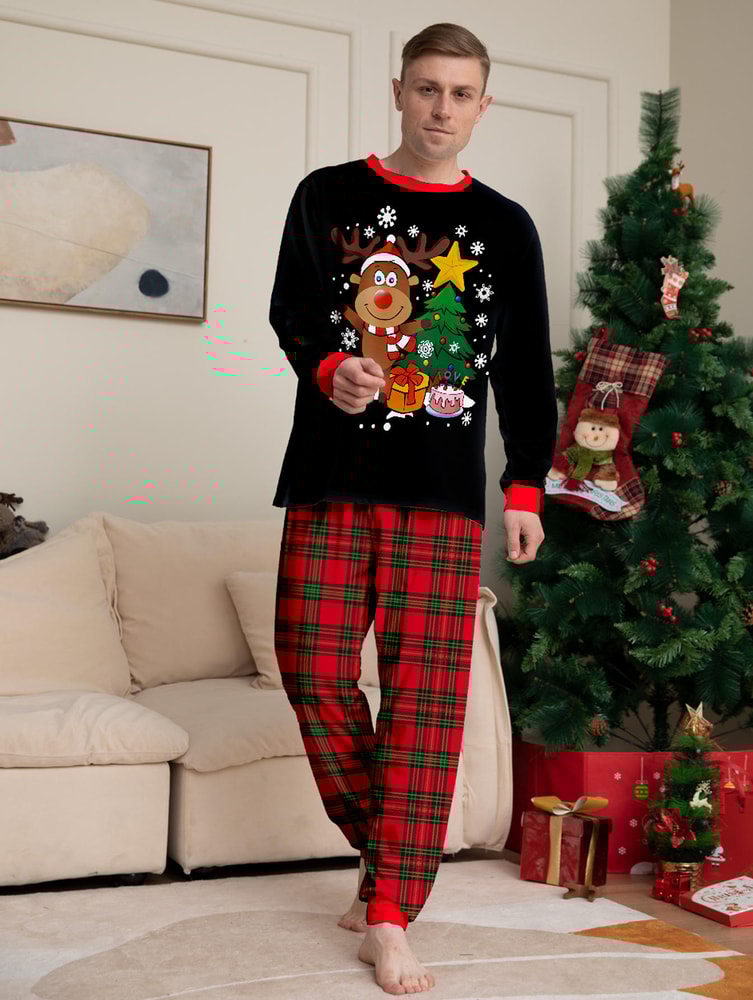 Reindeer Christmas Family Matching Pajamas