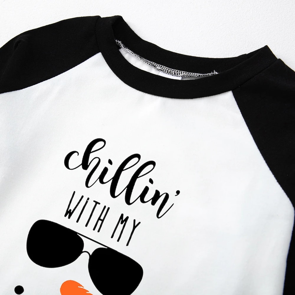 Chillin' with my Snowmies Matching Pajamas for the Whole Family and Pets