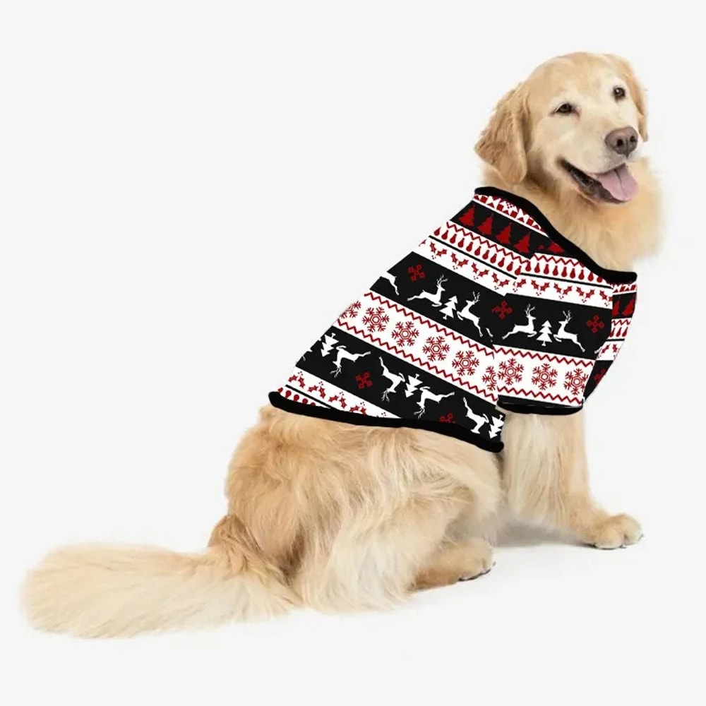 Frosty Chill Out Snowman Matching Family Christmas Pajama Set with Pet Outfit