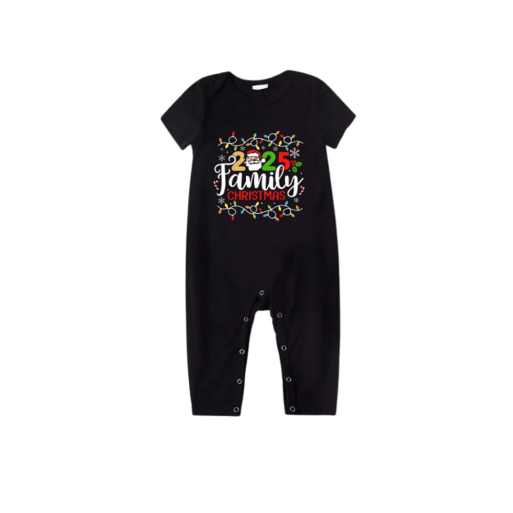 2025 Family Christmas Short Sleeve Matching Pajama Set