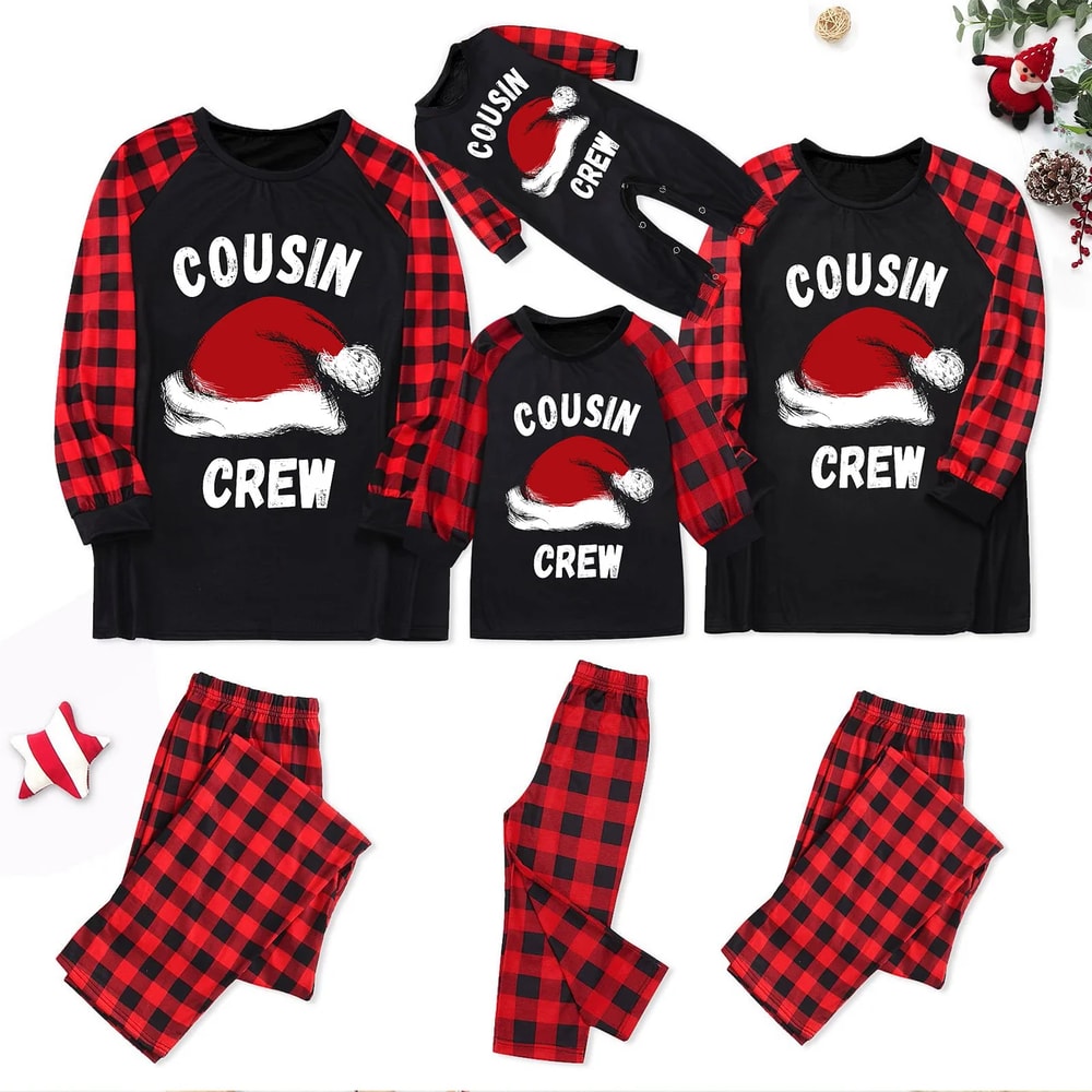 Cousin Crew Christmas Comfy Plaids Family Matching Pajamas Set