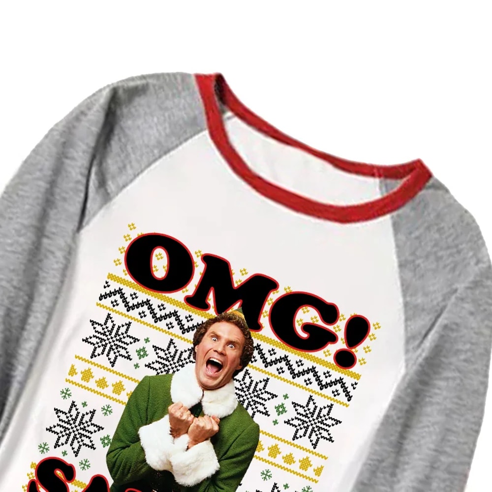 OMG Santa I Know Him Matching Family Christmas Pajama Set