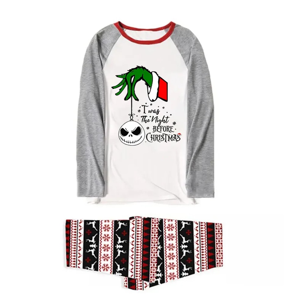 The Nightmare Before Christmas Grinch Family Matching Pajamas