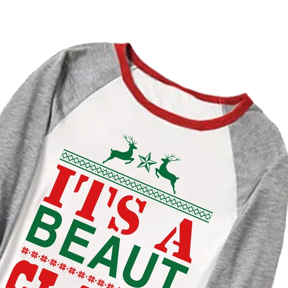 Funny Christmas Vacation Quotes Matching Family Christmas Pajama Set Red Plaid