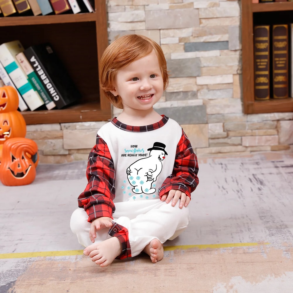 How Snowflakes Are Really Made Christmas Matching PJs 