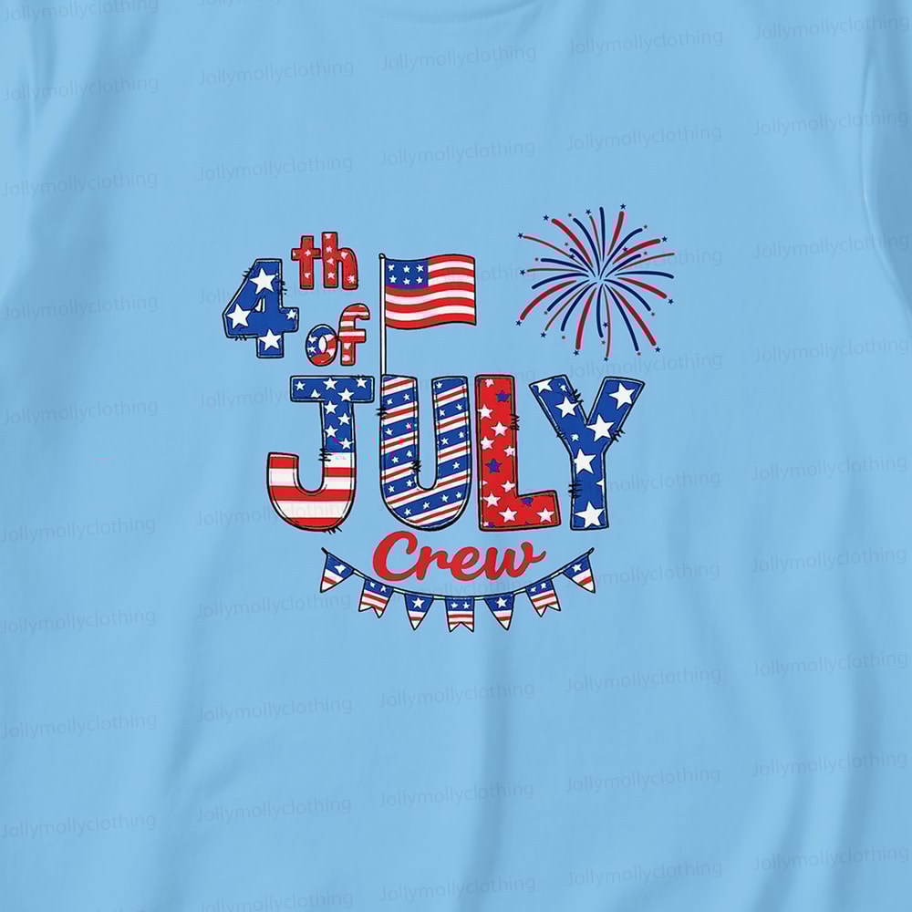 USA 4th of July Red White Blue Family Matching Pajamas