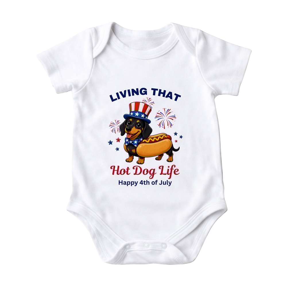 Patriotic Dachshund Family Matching Pajama Shorts Set with Pet