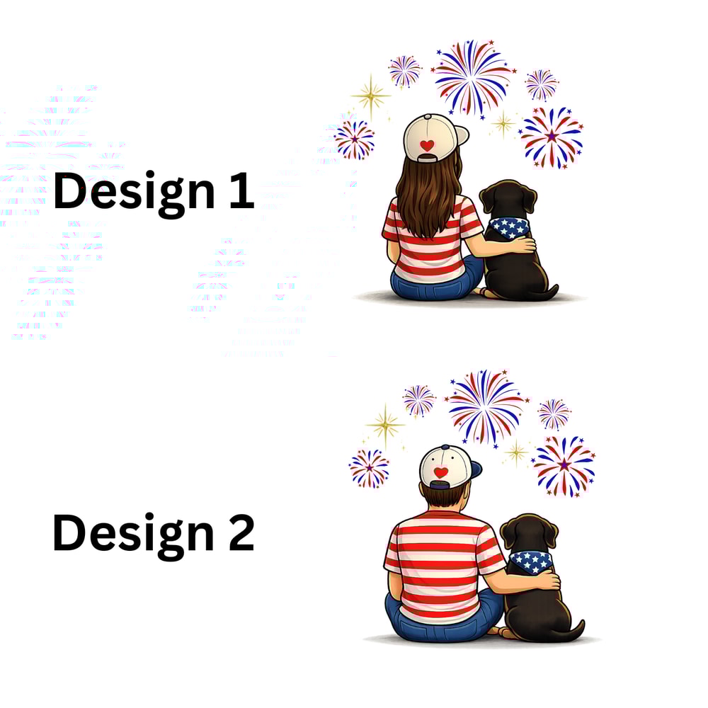 Patriotic Dachshund Mom Family Matching Pajama Shorts Set