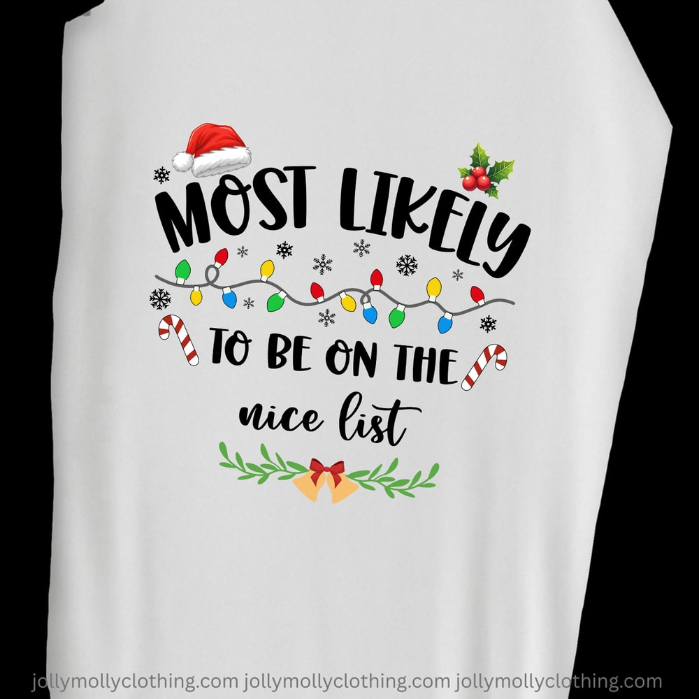 Funny Most Likely To Christmas Matching Family PJs