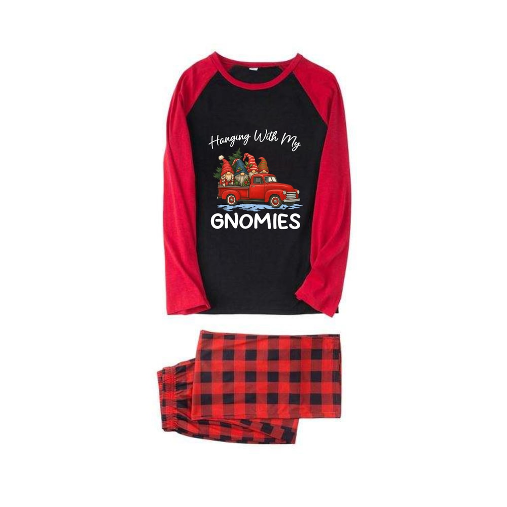 Red Truck Gnomes Christmas Matching Family Pajamas