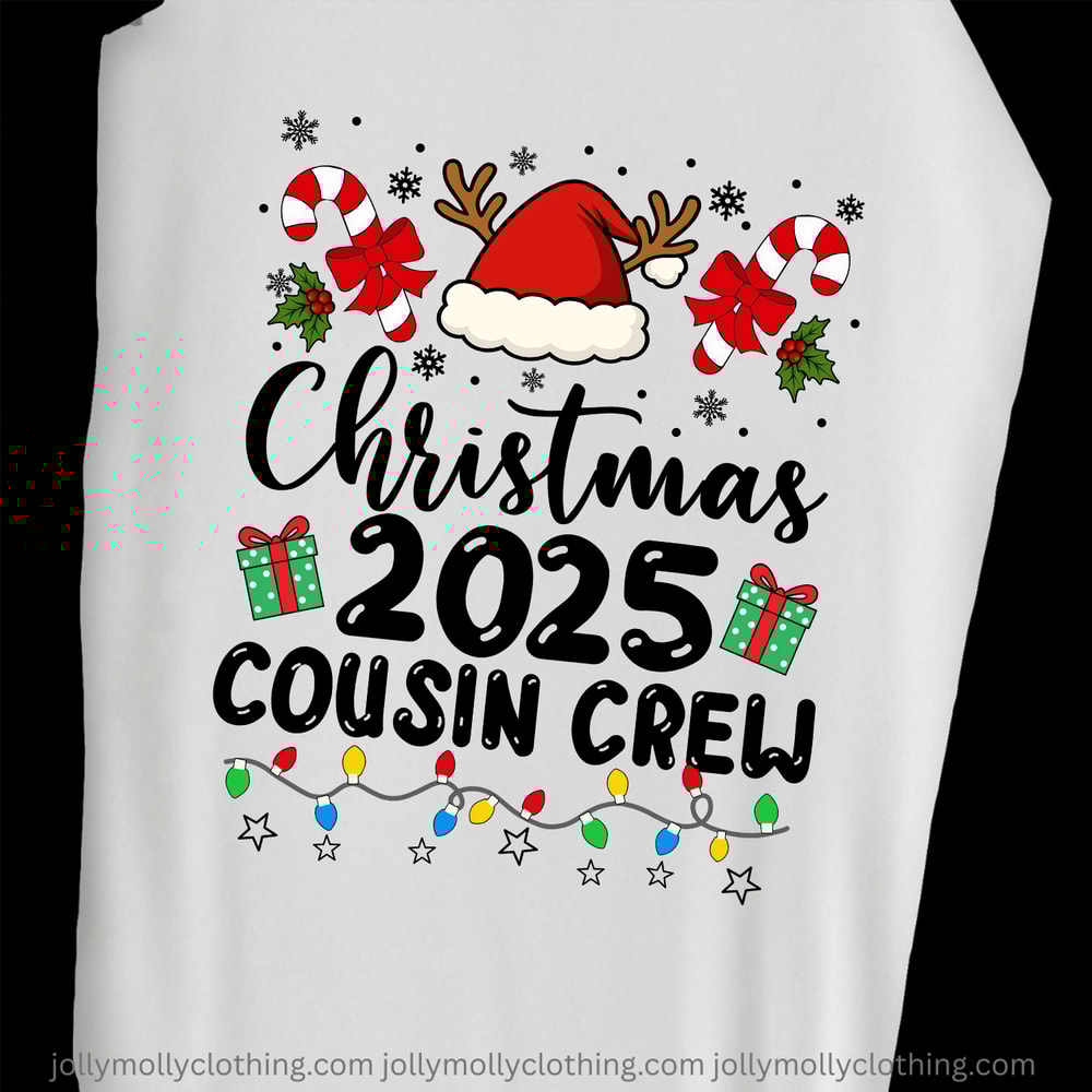 Christmas 2025 Cousin Crew Pajama Set for Kids and Adults Holiday Family Photos