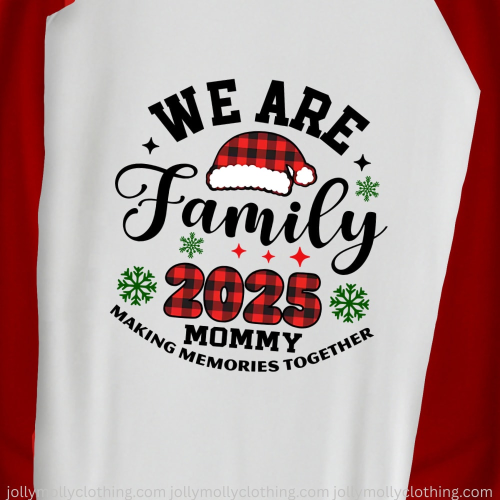 We Are Family Christmas 2025 Matching Holiday Pajama Sets