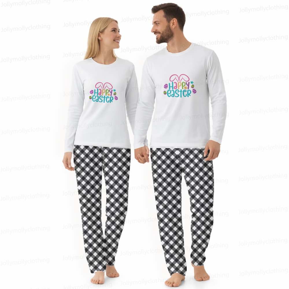 Happy Easter Matching Family and Dog Pajamas