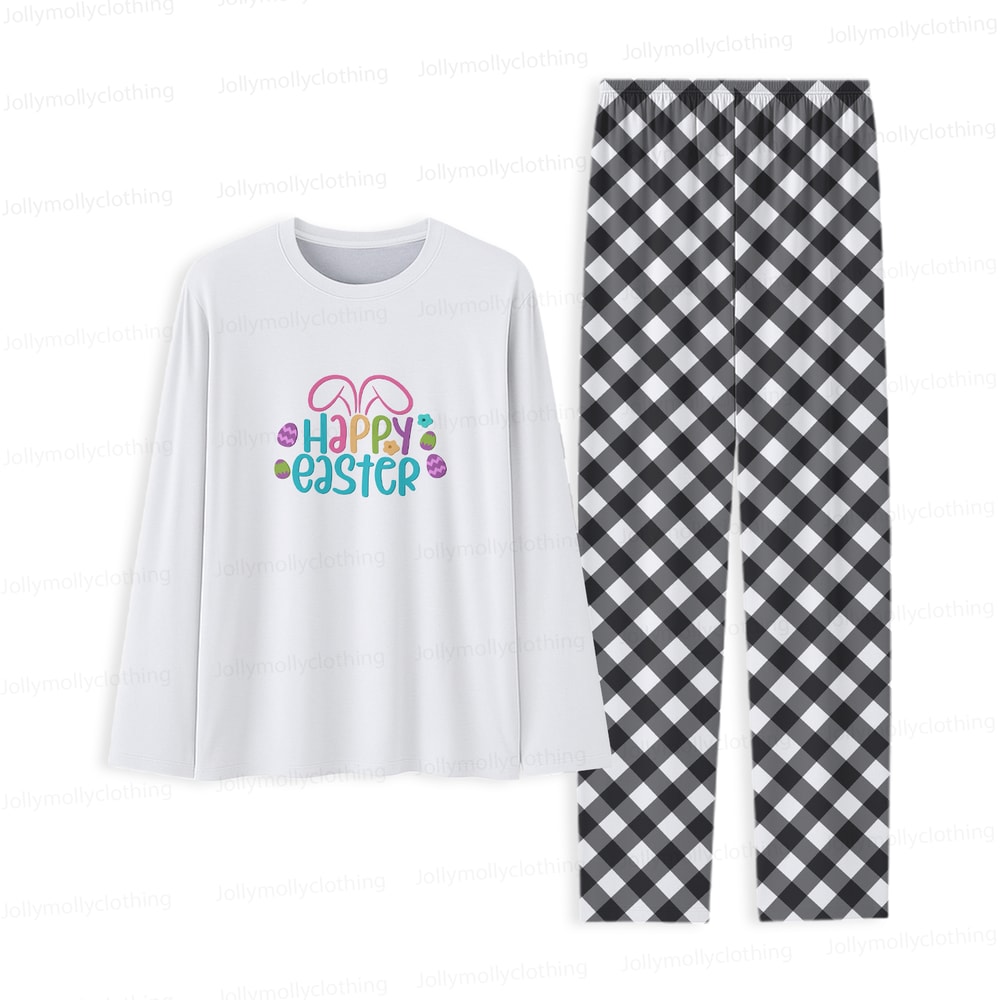 Happy Easter Matching Family and Dog Pajamas