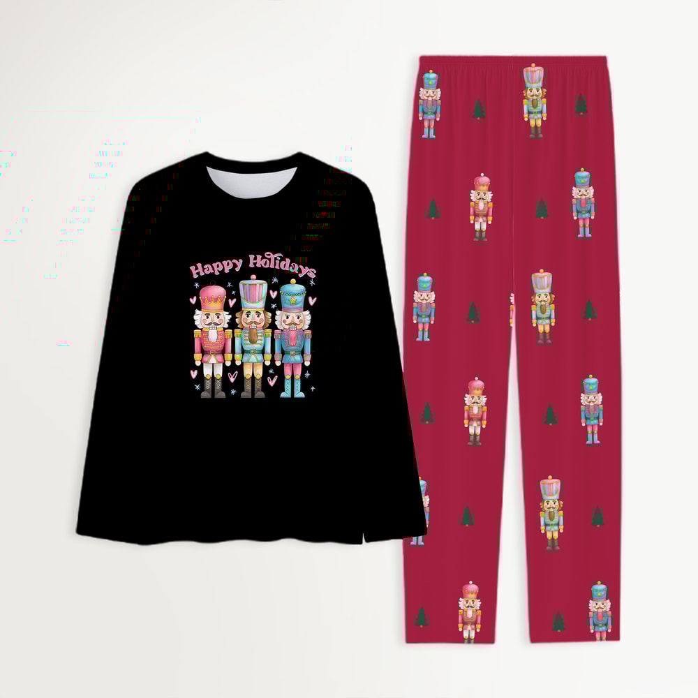 Nutcracker Happy Holidays Family Christmas Pajamas