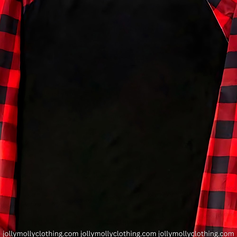 Personalized AI Generated Matching Family Christmas Pajamas Red Plaid