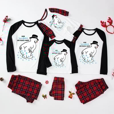 How Snowflakes Are Really Made Christmas Matching PJs 