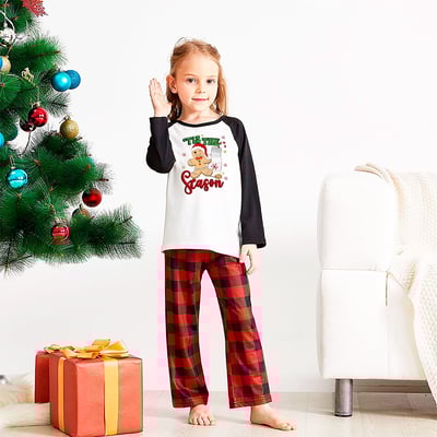 Tis the Season Gingerbread Matching Family Christmas Pajamas