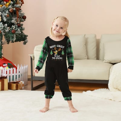 Disney Most Likely To Personalized Christmas Family Pajamas Set