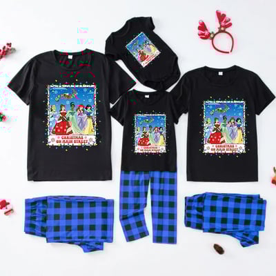 Disney Christmas On Main Street Matching Family Pajamas