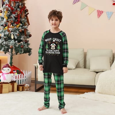 Disney Most Likely To Personalized Christmas Family Pajamas Set
