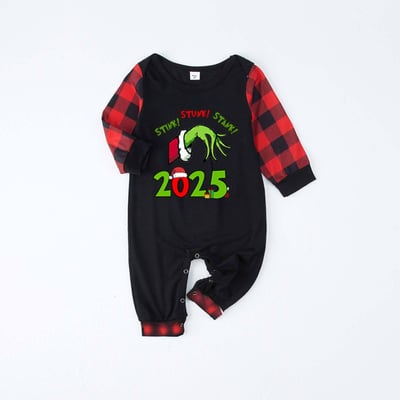 Grinch 2025 Stink Stank Stunk Family Matching Christmas Pajamas Plaid Set