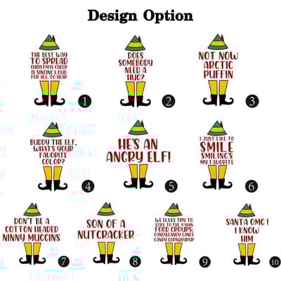 Elf Movie Quotes Christmas Family Matching Pajamas