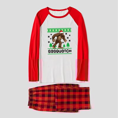 Legendary Sasquatch Family Pajamas Christmas Matching Set Full Sizes