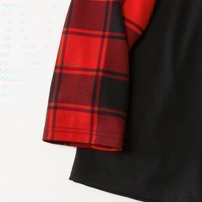 Red Buffalo Plaid Jesus Is the Reason Family Holiday Pajama Set