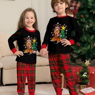 Reindeer Christmas Family Matching Pajamas