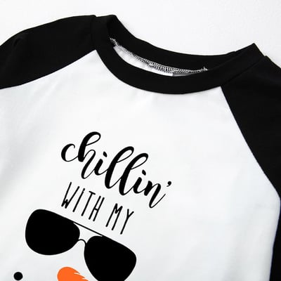 Chillin' with my Snowmies Matching Pajamas for the Whole Family and Pets