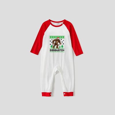 Legendary Sasquatch Family Pajamas Christmas Matching Set Full Sizes