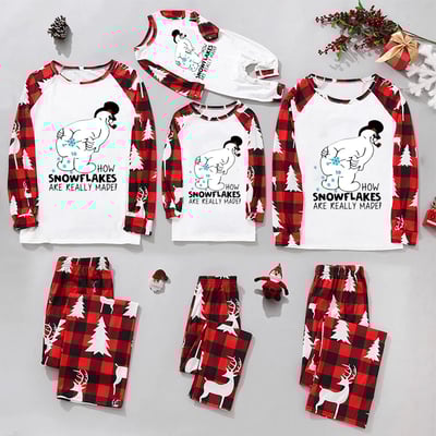 How Snowflakes Are Really Made Matching Christmas Family Pajamas