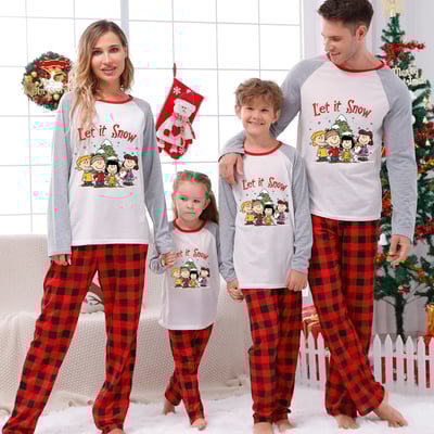 Peanuts Let It Snow Christmas Matching Pajamas for The Whole Family