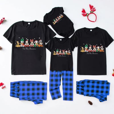 Disney Christmas Family Matching Pajamas 'Tis The Season