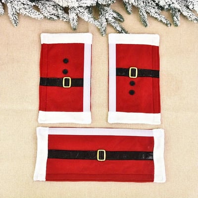 3-Pack Christmas Refrigerator Door Handle Covers
