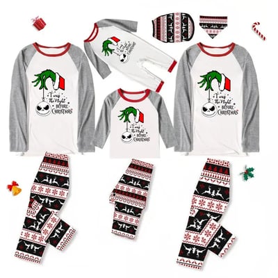 The Nightmare Before Christmas Grinch Family Matching Pajamas