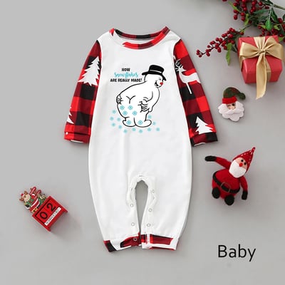 How Snowflakes Are Really Made Christmas Family Matching Pajamas