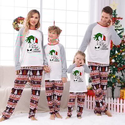 The Nightmare Before Christmas Grinch Family Matching Pajamas