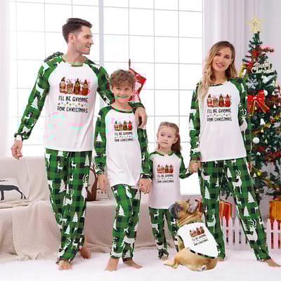 I’ll Be Gnome For Christmas Matching Family Pajamas