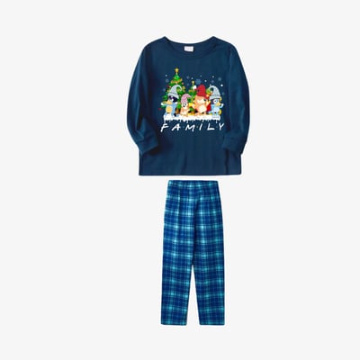 Bluey Character Family Matching Pajama Set