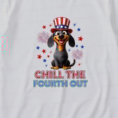 Chill The Fourth Out Dog Lover Family Matching Pajamas Set