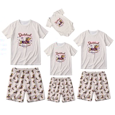 4th of July Dachshund Family Matching Pajamas Red White and Woof