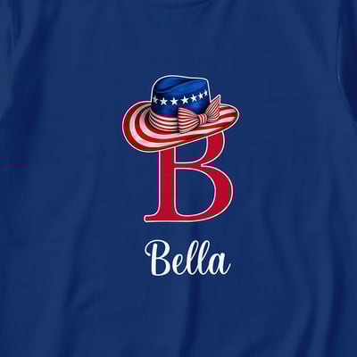 Custom USA Blue Family Matching Pajama Set Cowboy Hat Design