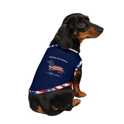 Winnie The People Patriotic Dachshund Family Pajama Set