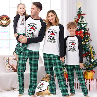 Matching Family Soccer Christmas Pajamas 