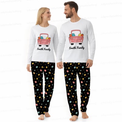 Personalized Happy Easter Matching Family Pajamas